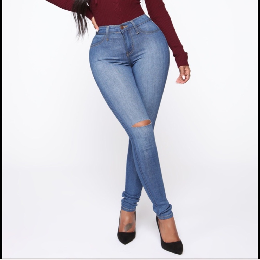 Fashion Nova canopy jeans
